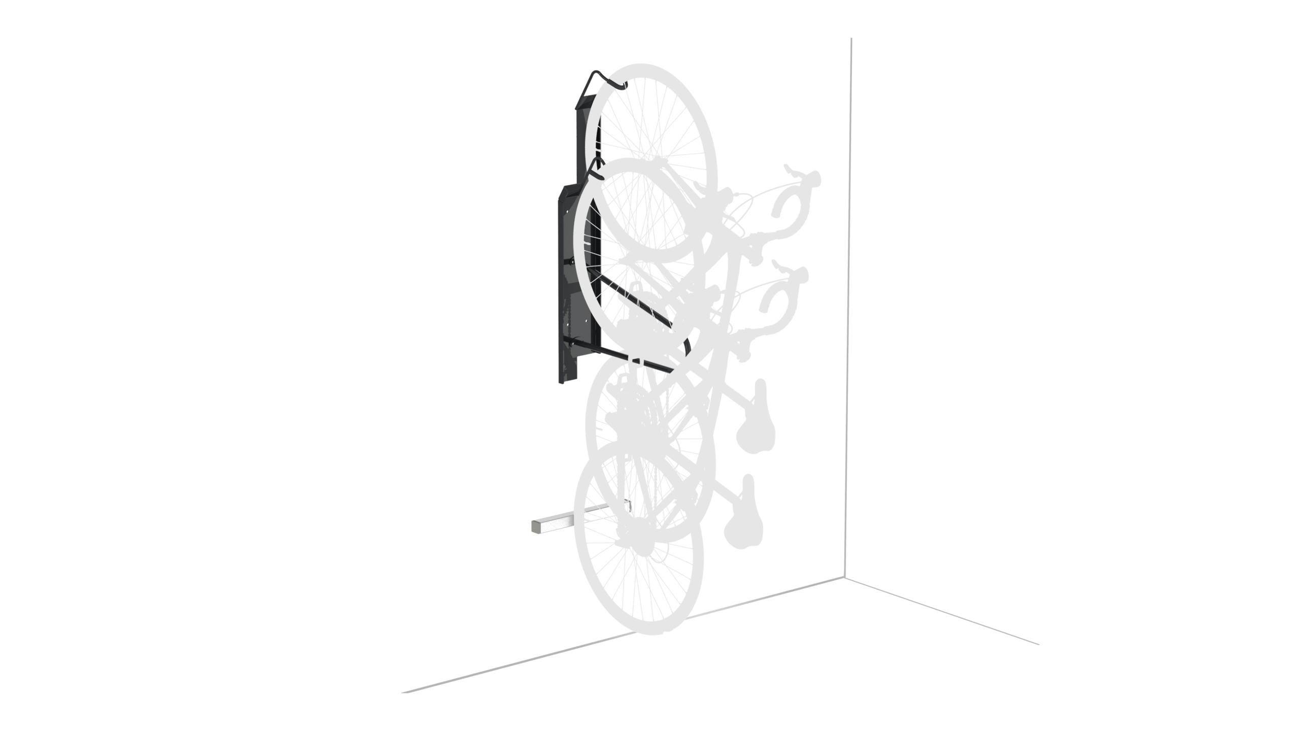 Wall-mounted Bike Rack 13301.W - Image 4