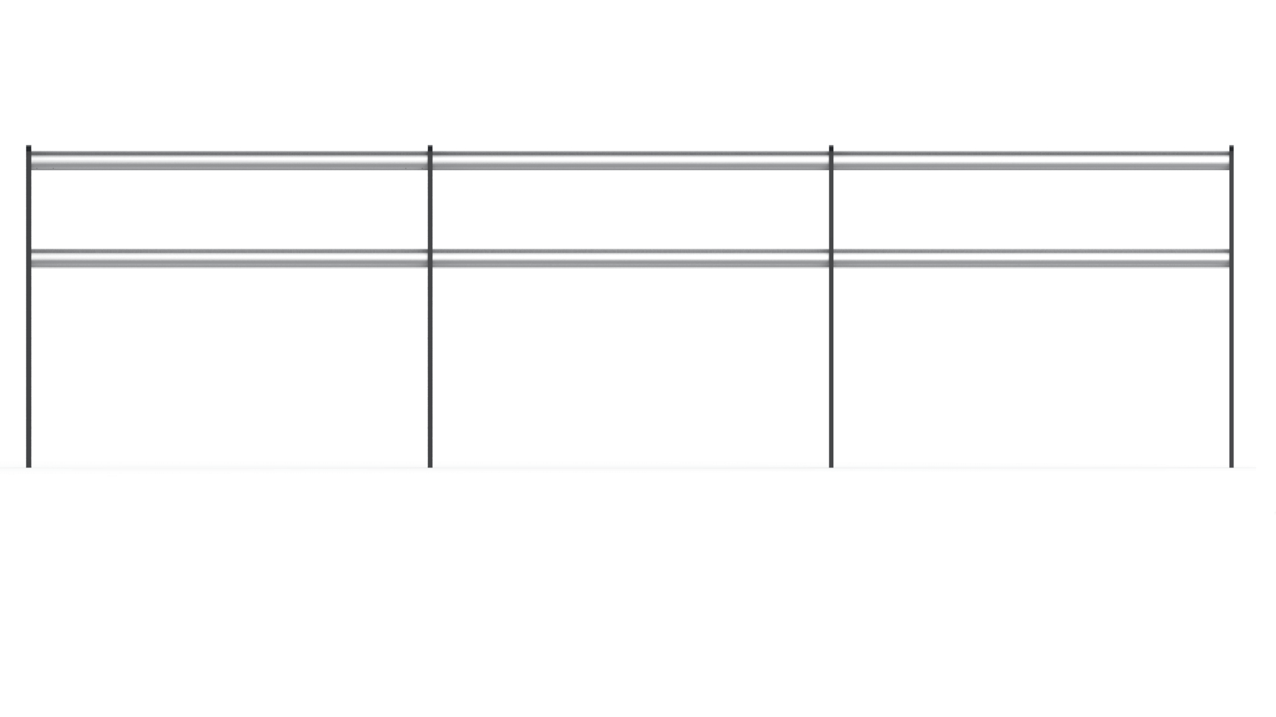 bike lane safety barrier from steel