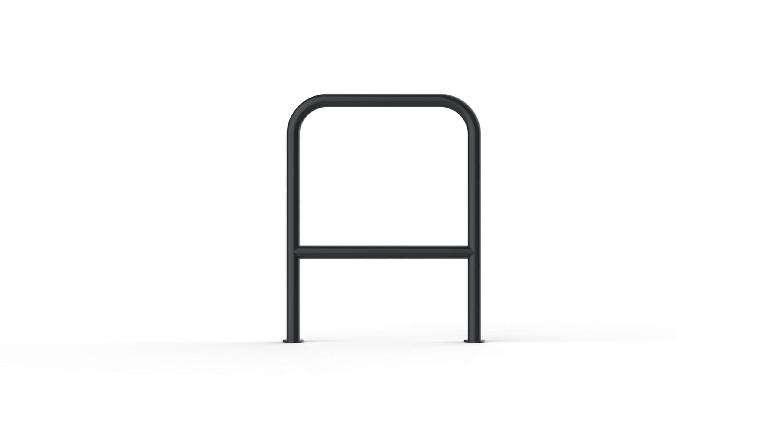 curved shaped bike rack from steel with anti corrosion coating