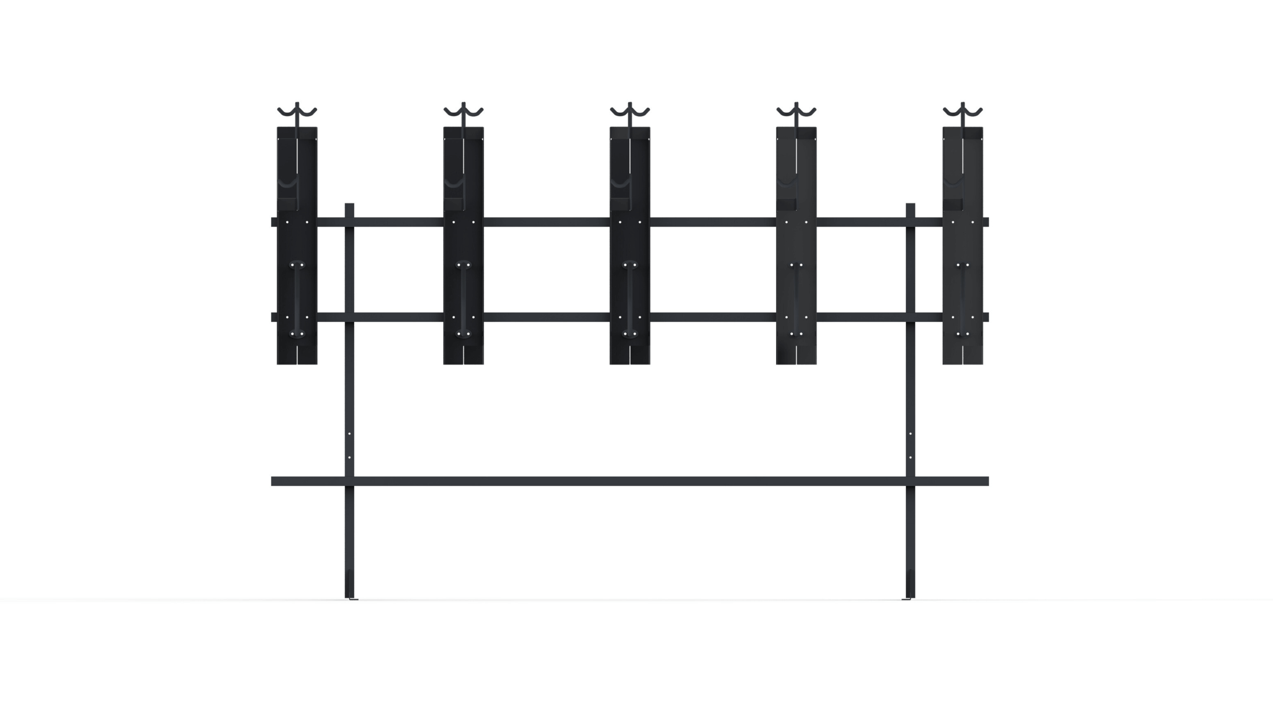counter view of double sided bike rack