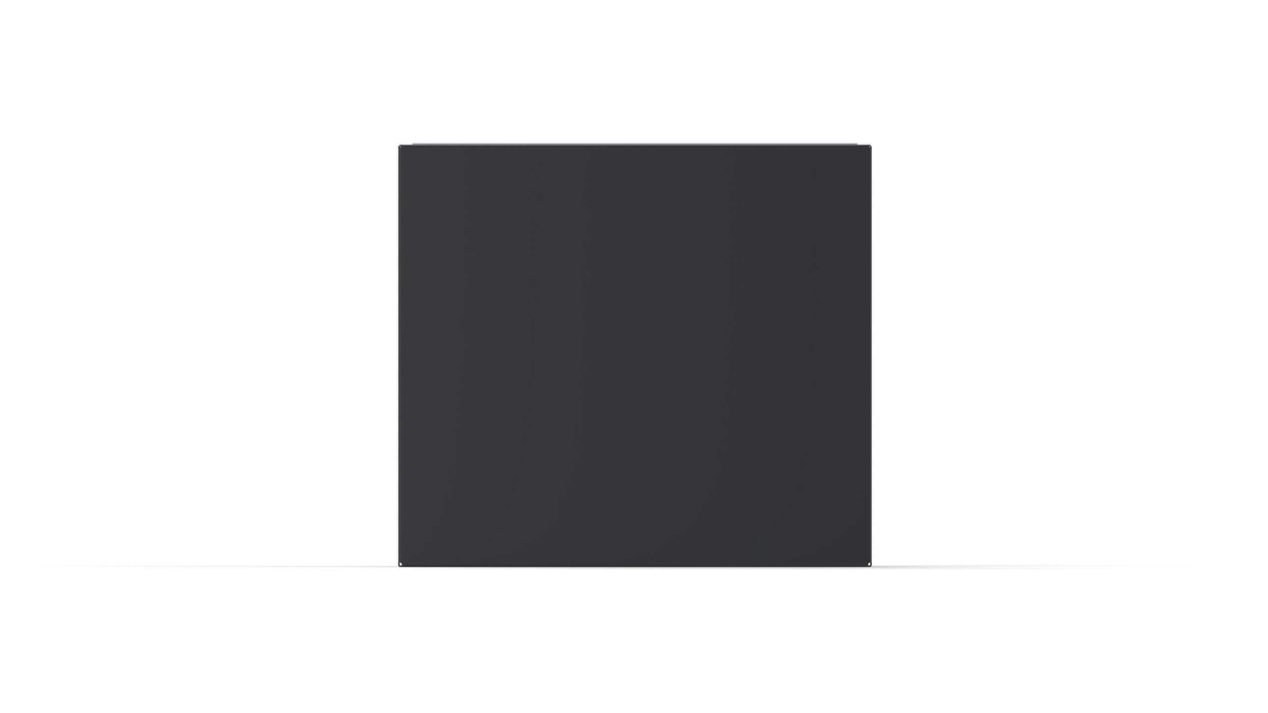 rectangular shaped flower pot from steel