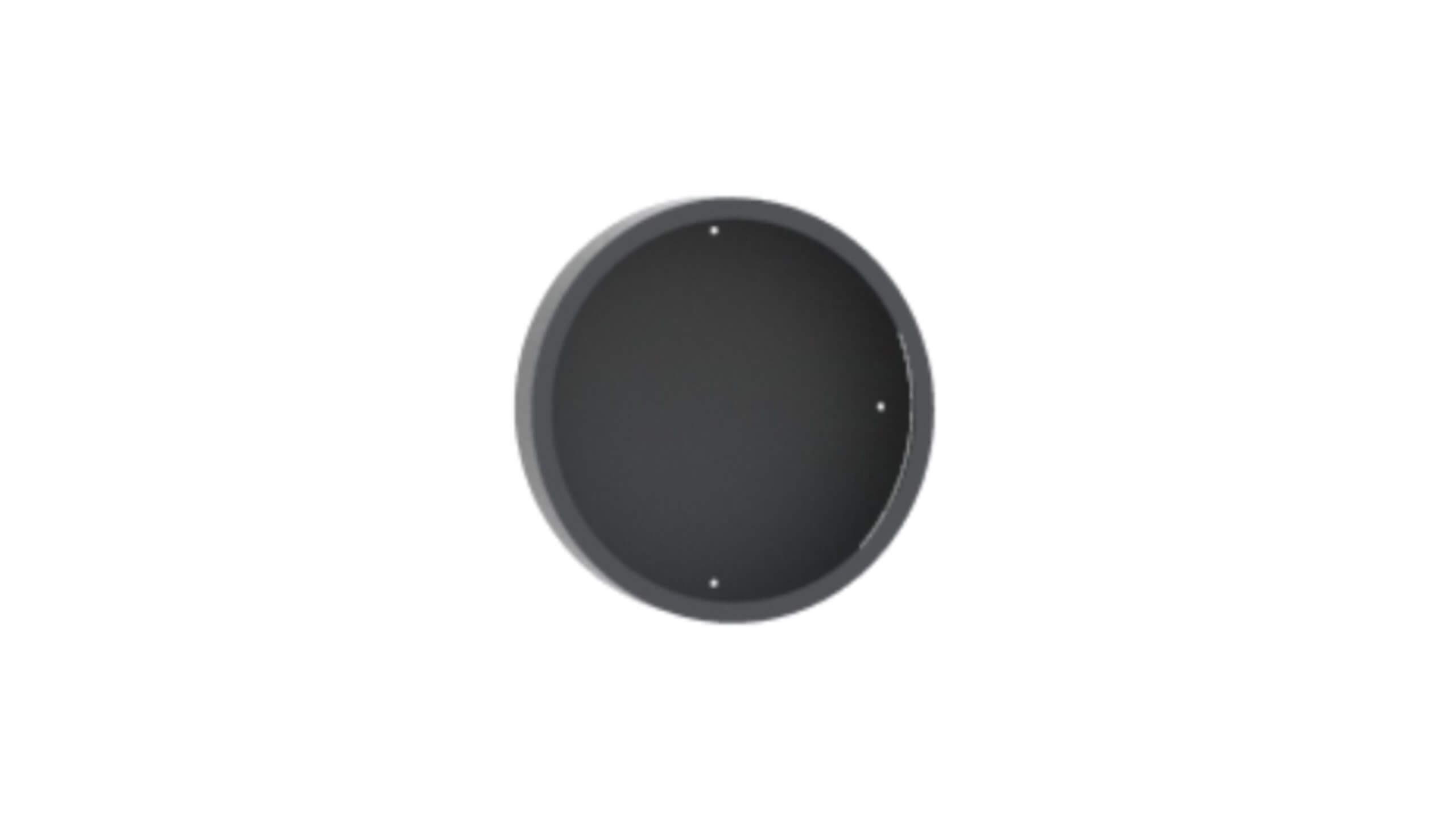 Overview of round shaped plant pot