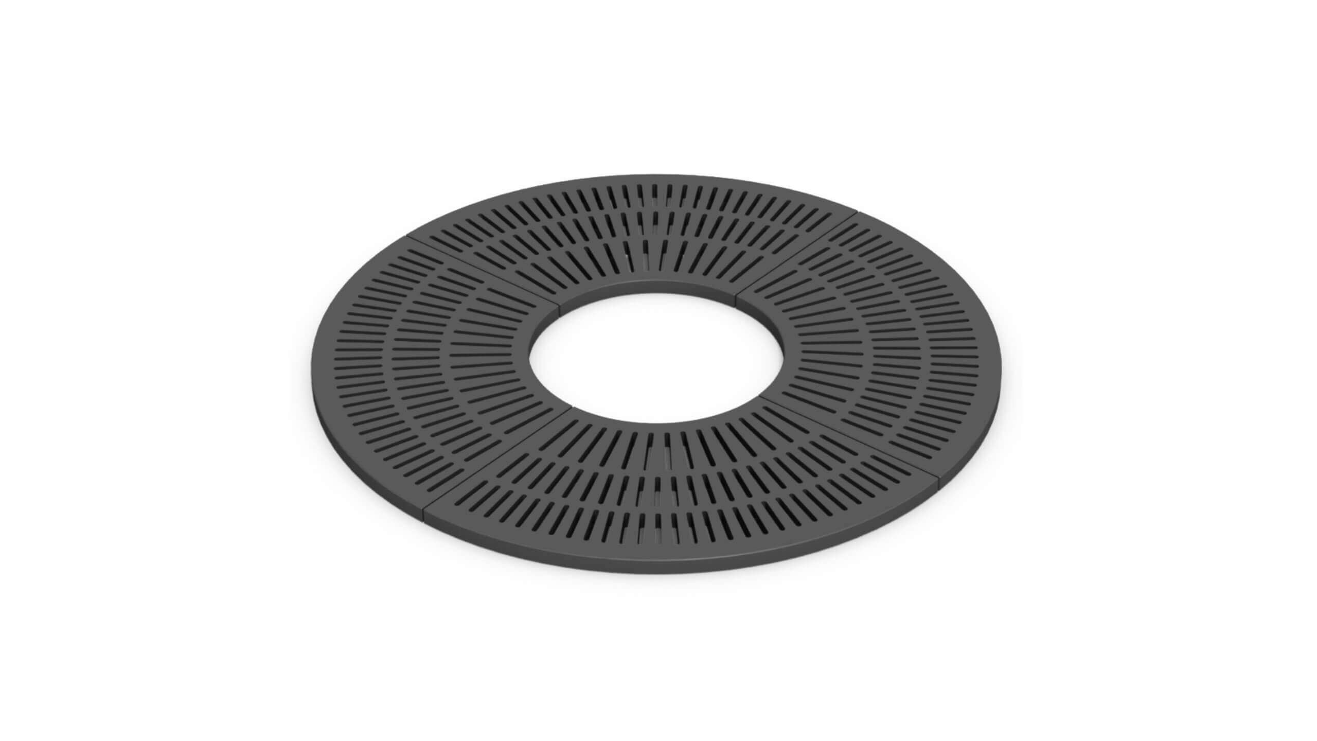 round shaped root guard from steel