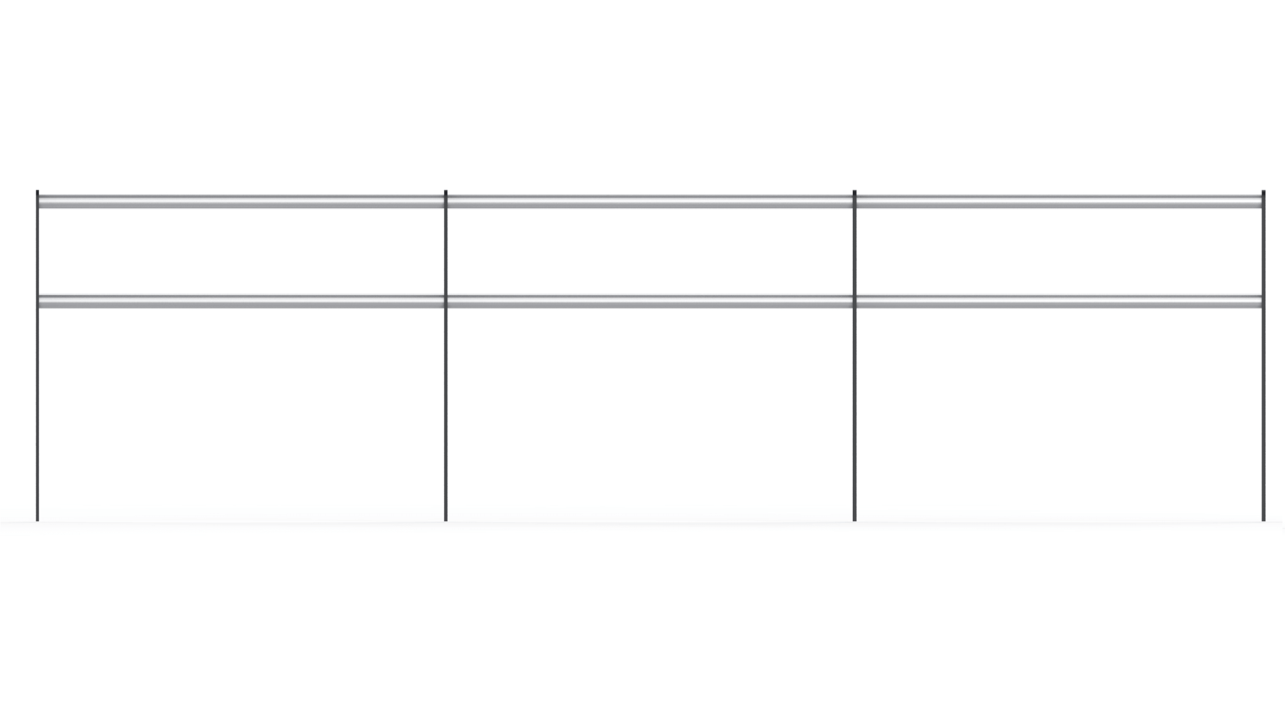 bike lane safety barrier counter view